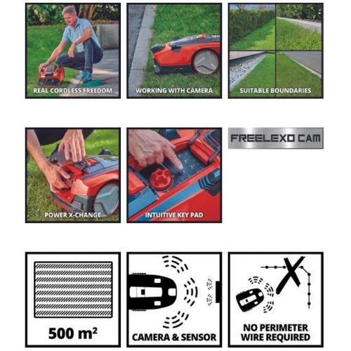 Einhell FREELEXO CAM 500 - ohne Begrenzungskabel